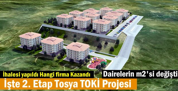 TOSYA 2.ETAP TOKİ İHALESİ YAPILDI
