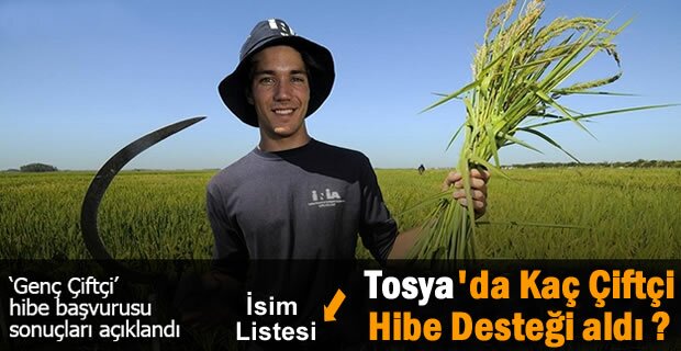 Tosya’da 17 Genç Çiftçi Hibe Alacak