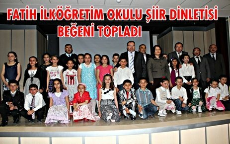 ŞİİR DİNLETİSİ BEĞENİ TOPLADI