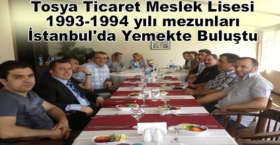 Tosya Ticaret Meslek Lisesi 1993-1994 yılı mezunları