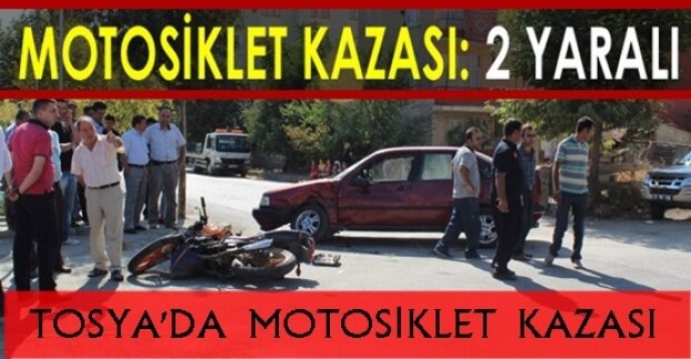 Tosya'da Motosiklet Kazası