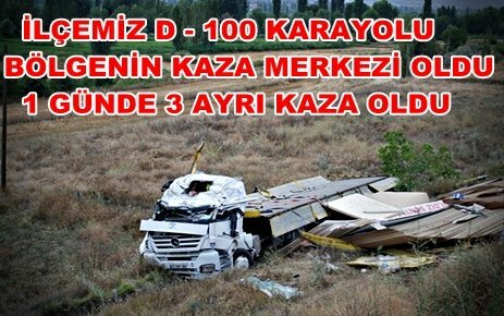 ZİNCİRLİKUYU ' DA TIR KAZASI