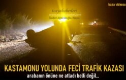 Tosya-Kastamonu Yolunda Trafik Kazası Meydana geldi