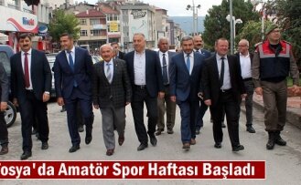 Amatör Spor Haftası Kutlamaları Tosya'da başladı