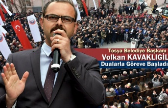 Tosya Belediye Başkanı Volkan Kavaklıgil Dualarla Göreve Başladı