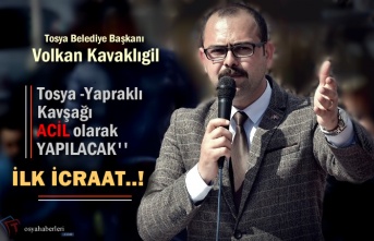 Tosya Belediye Başkanı Volkan Kavaklıgil '' Yapraklı Kavşağı Yapılacak''