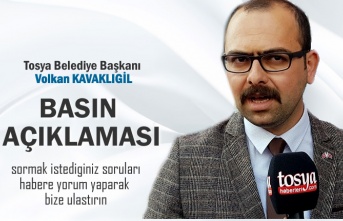Tosya Belediye Başkanı Volkan Kavaklıgil Basın Açıklaması