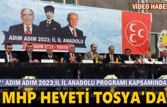 MHP HEYETİ TOSYA'DA İSTİŞARE TOPLANTISI YAPTI