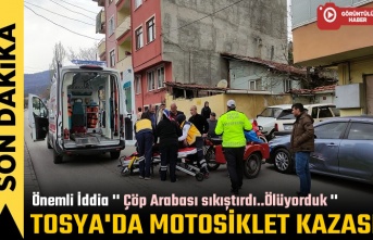 Tosya’da Motosiklet Kazasında 3 Kişi Yaralandı