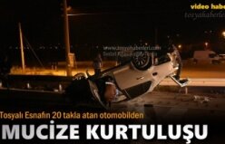 Tosyalı Esnafın Trafik Kazasında Mucize Kurtuluşu