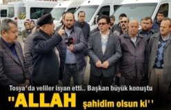 Tosya'da Veliler İsyan Etti