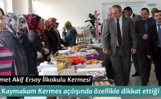 Mehmet Akif Ersoy İlkokulu Kermesi Dualarla Açıldı